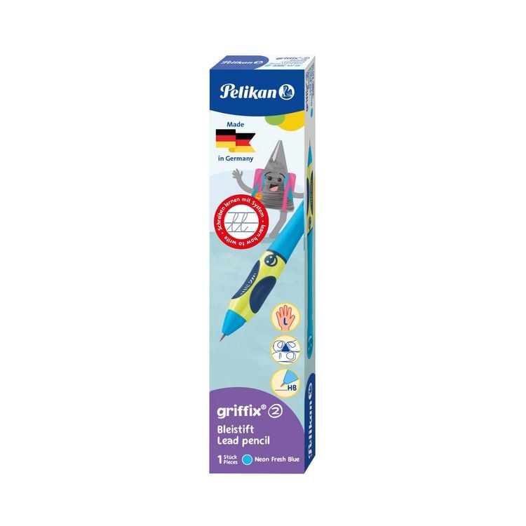 Produktbild: Pelikan Bleistift griffix&reg; f&uuml;r Linksh&auml;nder, Neon Fresh Blue