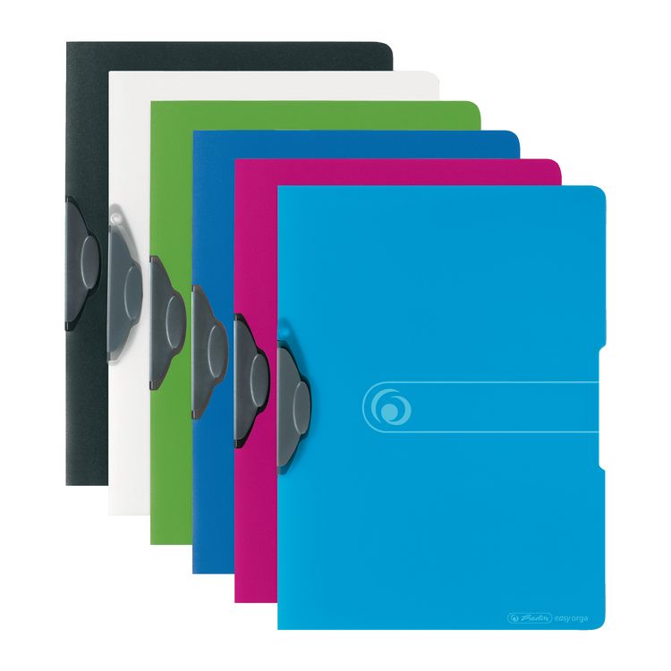 Produktbild: Herlitz Express-Clip A4 PP, transparent blau
