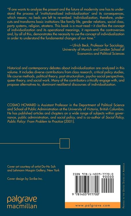 Produktbild: Contested Individualization