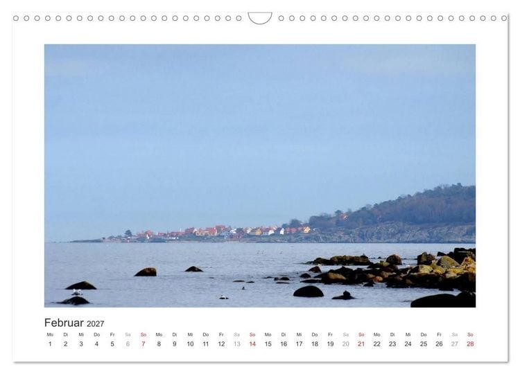 Produktbild: Sonneninsel Bornholm (Wandkalender 2027 DIN A3 quer), CALVENDO Monatskalender