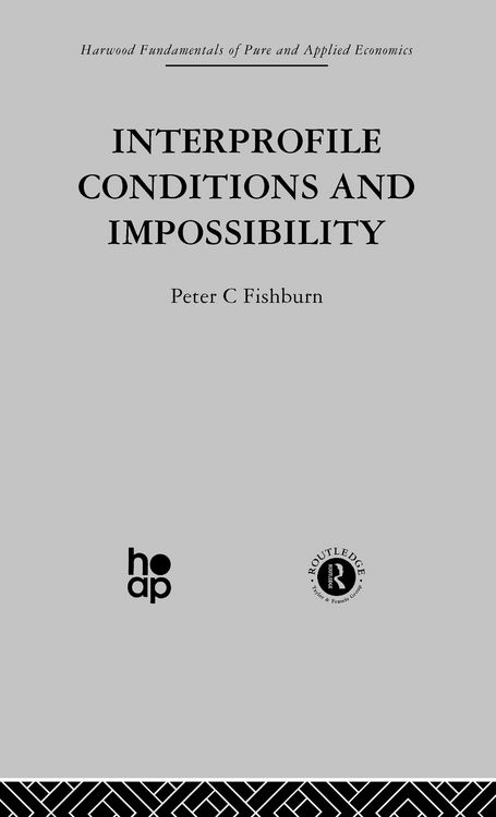 Produktbild: Interprofile Conditions and Impossibility