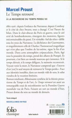 Produktbild: Le temps retrouv&eacute;