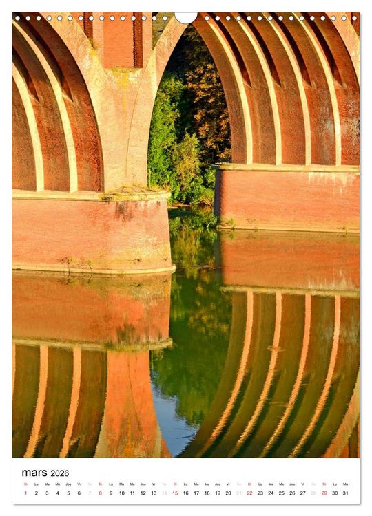 Produktbild: Reflets d'eau (Calendrier mural 2026 DIN A3 horizontal), CALVENDO calendrier mensuel