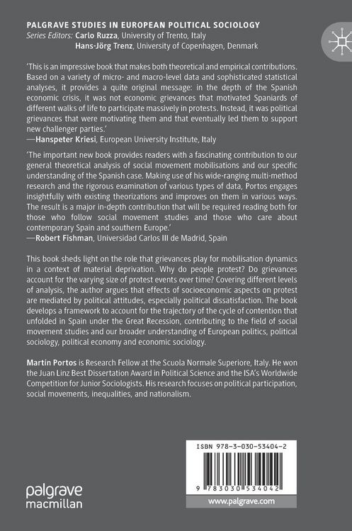 Produktbild: Grievances and Public Protests