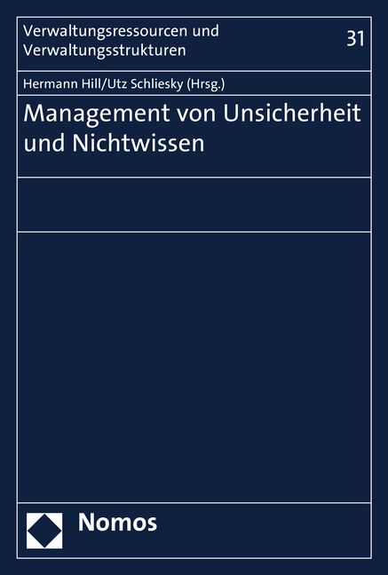 Produktbild: Management von Unsicherheit und Nichtwissen