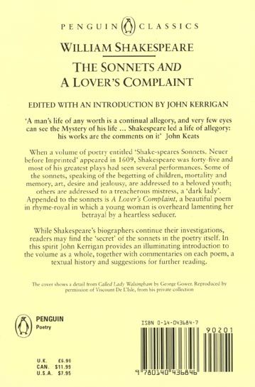 Produktbild: The Sonnets and a Lover's Complaint