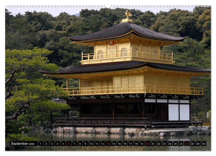 Produktbild: Tempel, Schreine und Burgen Japans (Wandkalender 2026 DIN A2 quer), CALVENDO Monatskalender