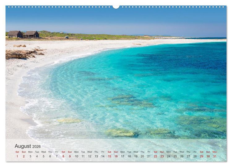 Produktbild: Wonderful Sardinia (High Quality Premium Wall Calendar 2026 DIN A2 landscape),CALVENDO 12 Month Wall Calendar