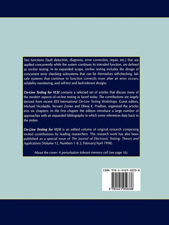 Produktbild: On-Line Testing for VLSI