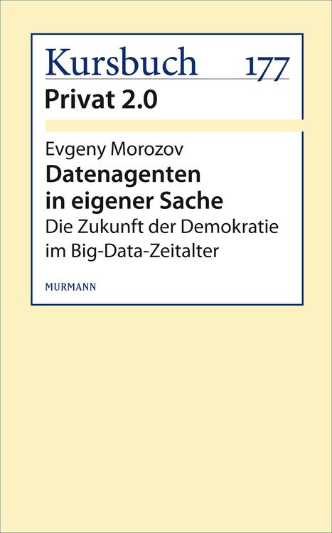 Produktbild: Datenagenten in eigener Sache