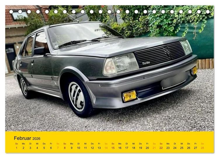 Produktbild: Historische Renault (Tischkalender 2026 DIN A5 quer), CALVENDO Monatskalender