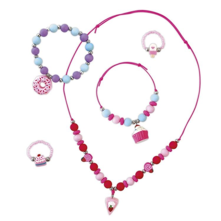 Produktbild: Gourmet-Schmuck &ndash; S&uuml;&szlig;e Bastelideen f&uuml;r kleine Feinschmecker (5 Schmuckst&uuml;cke)