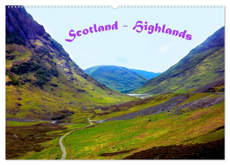 Produktbild: Scotland - Highlands (Wandkalender 2026 DIN A2 quer), CALVENDO Monatskalender