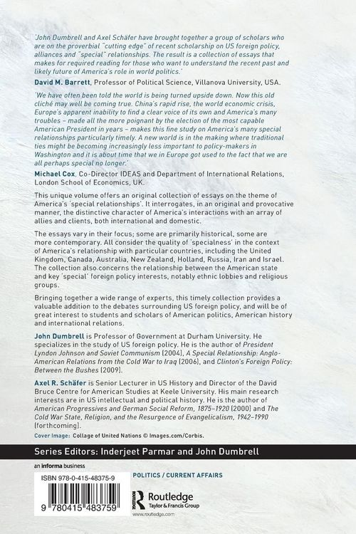 Produktbild: America's 'Special Relationships'