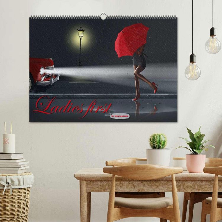 Produktbild: Ladies first by Mausopardia (Wandkalender 2026 DIN A2 quer), CALVENDO Monatskalender