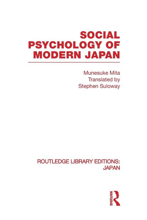 Produktbild: Social Psychology of Modern Japan