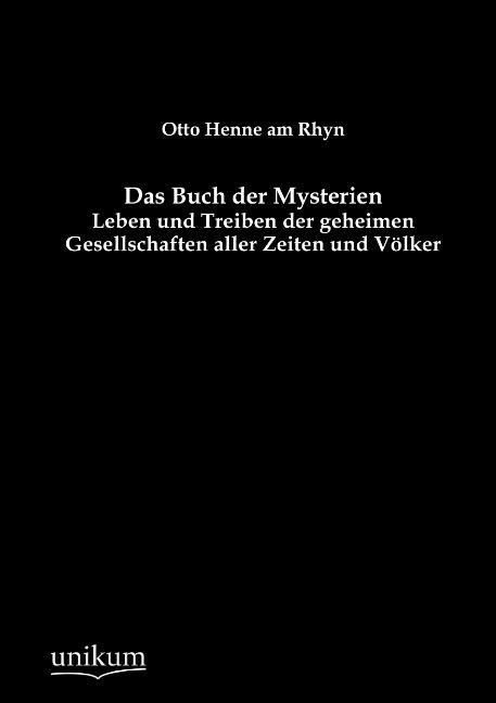 Produktbild: Henne Am Rhyn, O: Buch der Mysterien