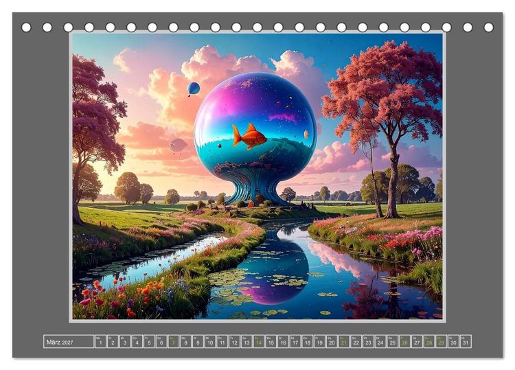 Produktbild: Chronik der Tr&auml;ume (Tischkalender 2027 DIN A5 quer), CALVENDO Monatskalender