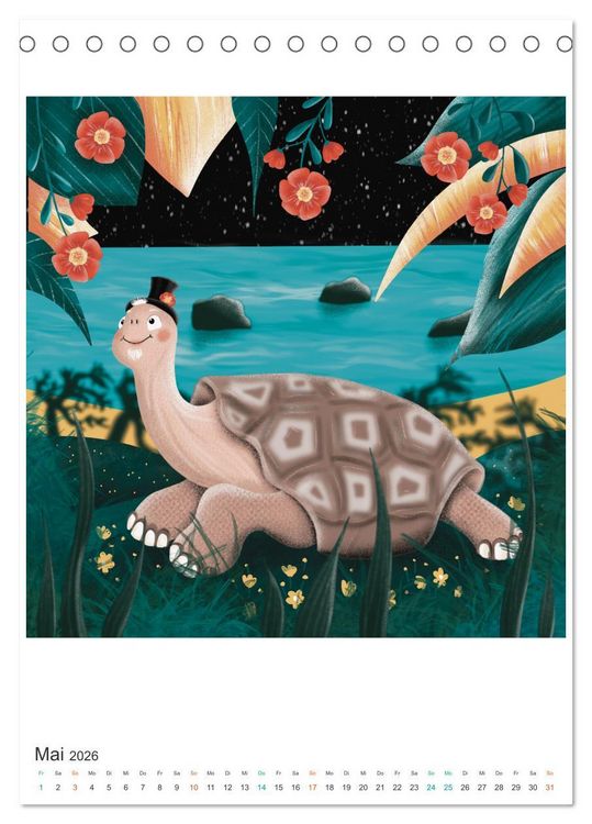 Produktbild: SAVE OUR OCEANS - Ursprung allen Lebens (Tischkalender 2026 DIN A5 hoch), CALVENDO Monatskalender