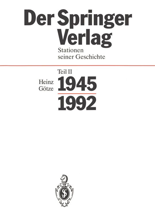Produktbild: Der Springer-Verlag