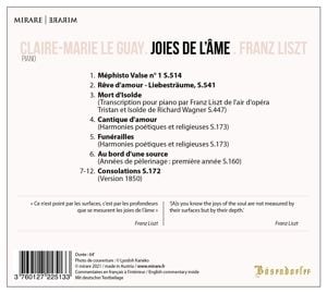 Produktbild: Liszt Joies de l'&iquest;me