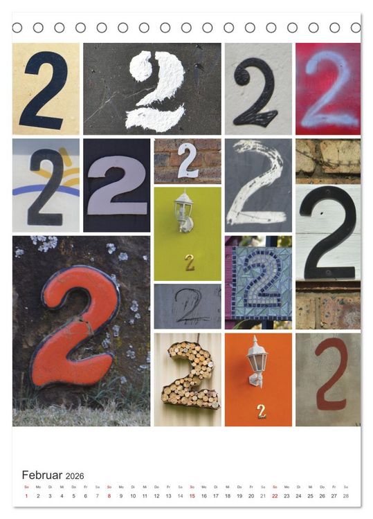 Produktbild: Das Jahr in Zahlen (Tischkalender 2026 DIN A5 hoch), CALVENDO Monatskalender