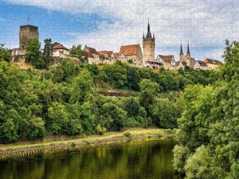 Produktbild: CALVENDO Puzzle Altstadt von Bad Wimpfen | 1000 Teile Lege-Gr&ouml;&szlig;e 64x48cm Foto-Puzzle f&uuml;r gl&uuml;ckliche Stunden
