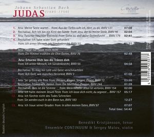 Produktbild: Kristj nsson/Malov/Ensemble Continuum: Judas-Arien und Rezit