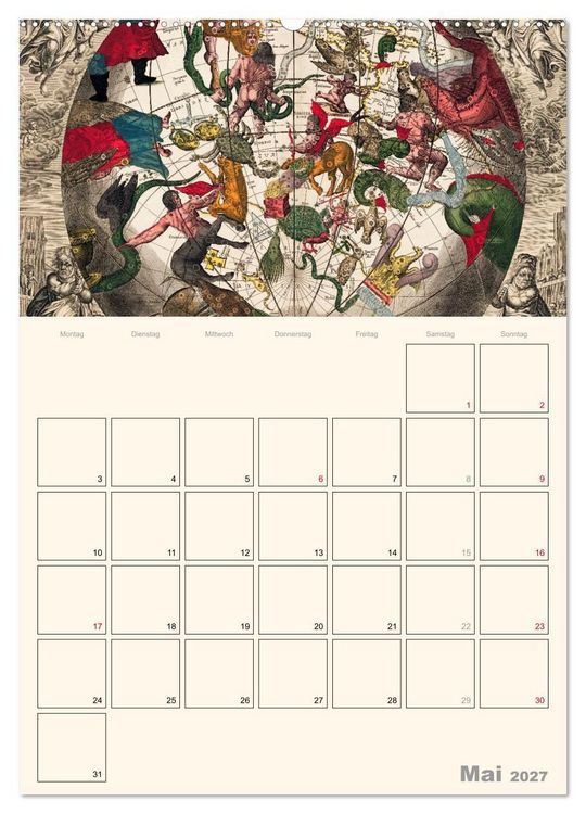 Produktbild: Zu den Sternen - mit Planerfunktion (hochwertiger Premium Wandkalender 2027 DIN A2 hoch), Kunstdruck in Hochglanz