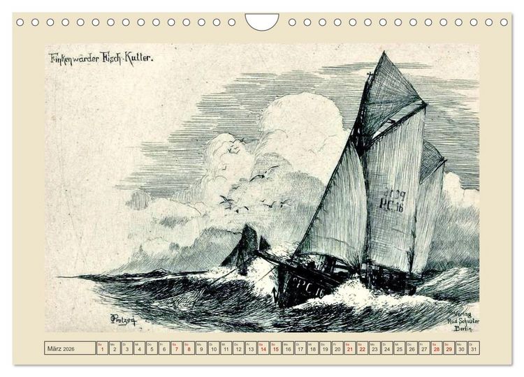 Produktbild: Gru&szlig; aus Finkenwerder (Wandkalender 2026 DIN A4 quer), CALVENDO Monatskalender