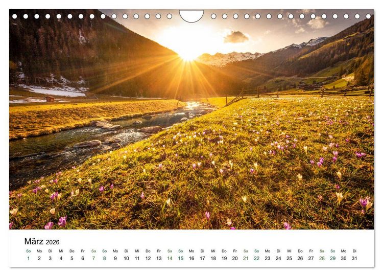 Produktbild: Ultental - Ein Jahr in Bildern (Wandkalender 2026 DIN A4 quer), CALVENDO Monatskalender