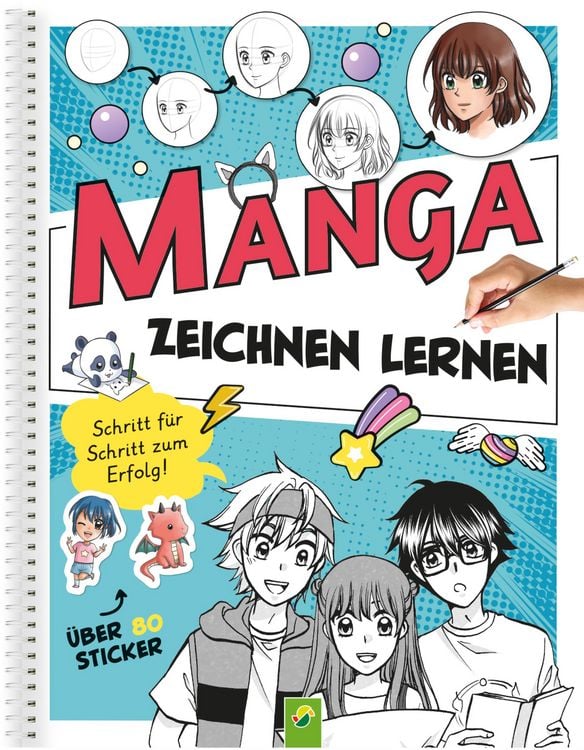 Produktbild: Manga Zeichnen lernen I Schritt-f&uuml;r-Schritt-Anleitung