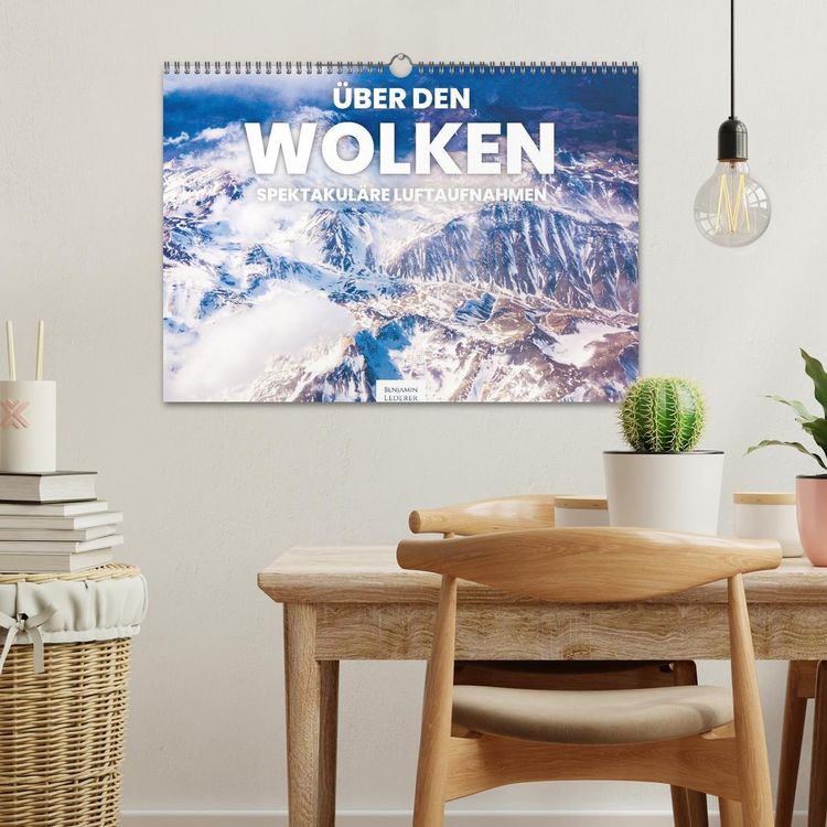 Produktbild: &Uuml;ber den Wolken - Spektakul&auml;re Luftaufnahmen (Wandkalender 2026 DIN A3 quer), CALVENDO Monatskalender