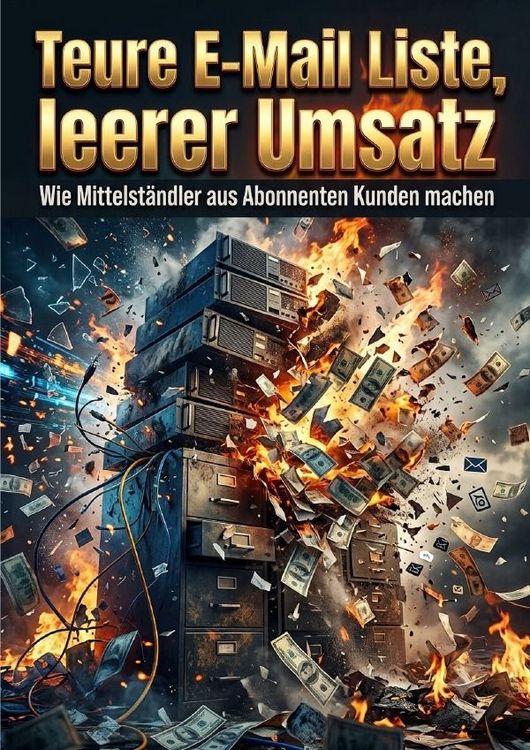 Produktbild: Teure E-Mail Liste, leerer Umsatz