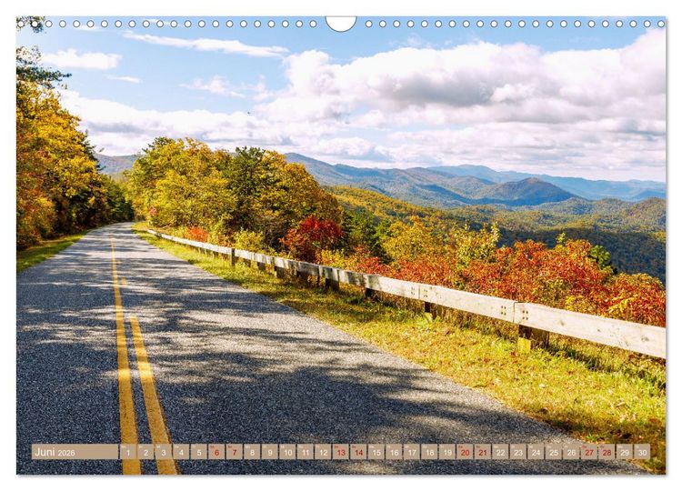 Produktbild: Virginia. Amerikanische Sch&ouml;nheit zwischen K&uuml;ste und Bergen (Wandkalender 2026 DIN A3 quer), CALVENDO Monatskalender