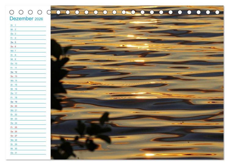 Produktbild: Urlaubsparadies Scharm&uuml;tzelsee (Tischkalender 2026 DIN A5 quer), CALVENDO Monatskalender