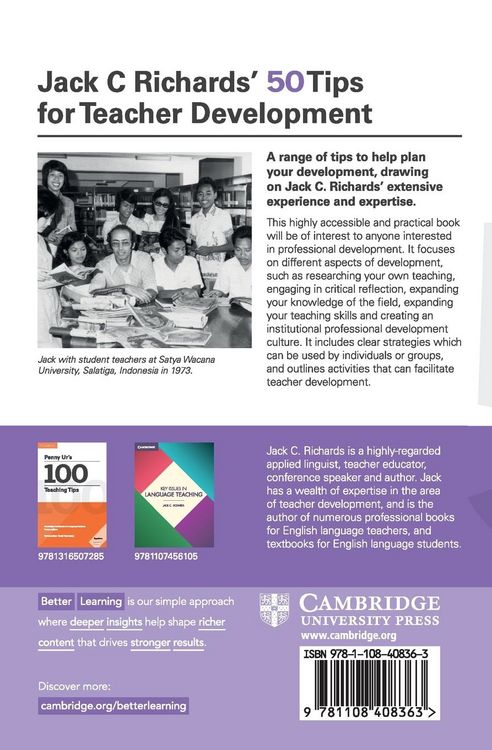 Produktbild: Jack C Richards' 50 Tips for Teacher Development Pocket Editions