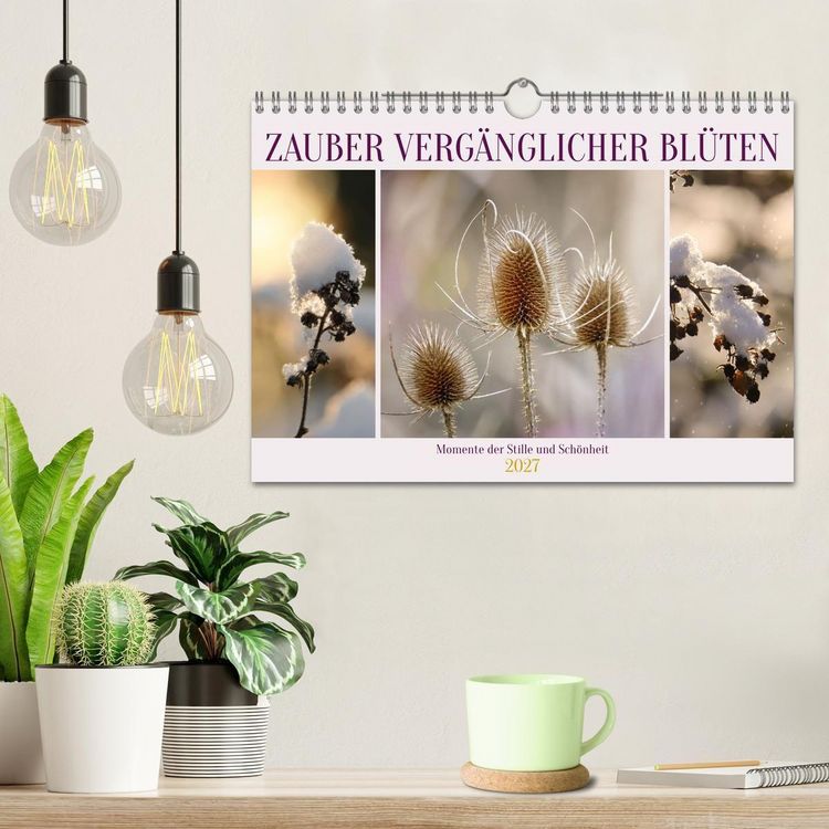 Produktbild: Zauber verg&auml;nglicher Bl&uuml;ten (Wandkalender 2027 DIN A4 quer), CALVENDO Monatskalender