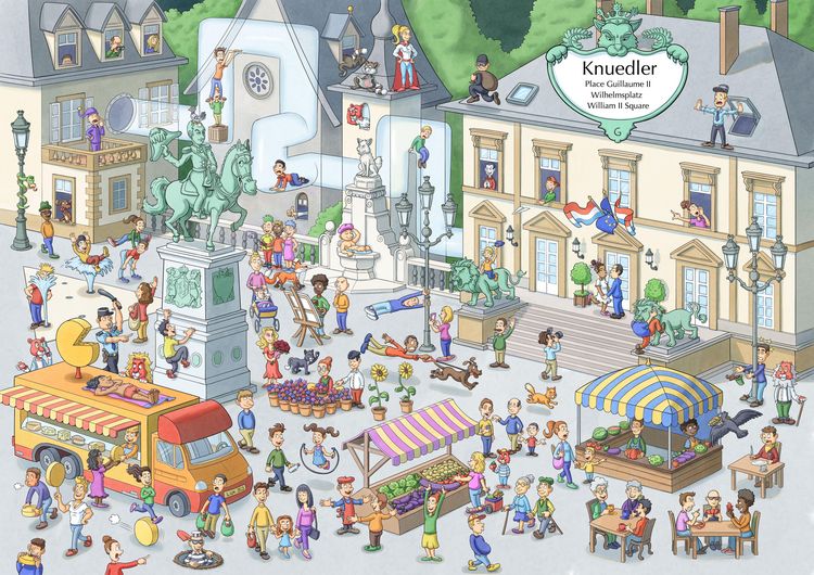 Produktbild: Wimmelbuch L&euml;tzebuerg Luxemburg Luxembourg