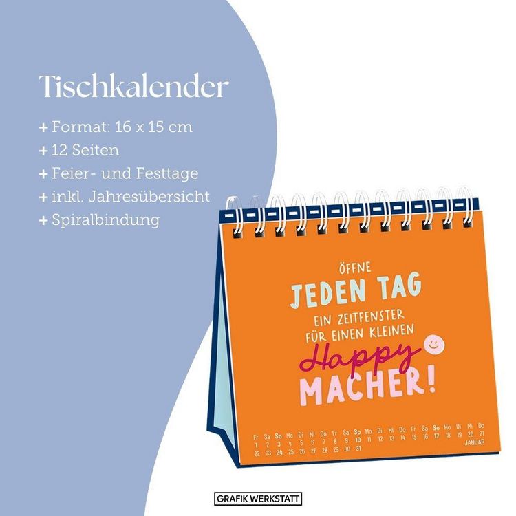 Produktbild: Tischkalender 2027 Nimm dir Zeit