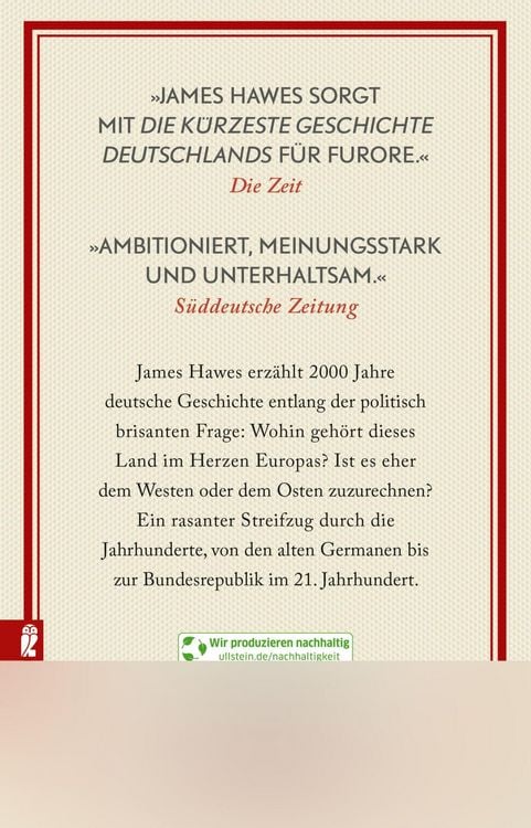 Produktbild: Die k&uuml;rzeste Geschichte Deutschlands