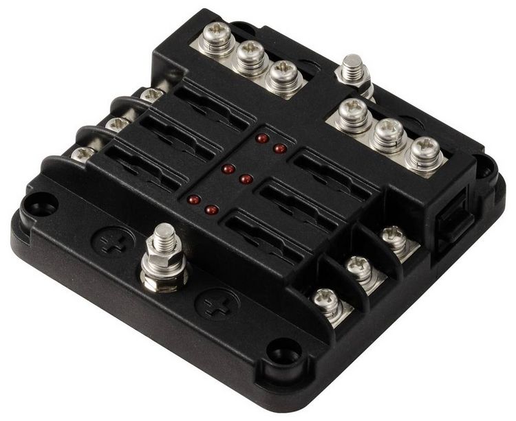 Produktbild: TRU COMPONENTS SICHERUNGS BOX 6-tlg TC-13473376 5 A, 10 A, 15 A, 20A