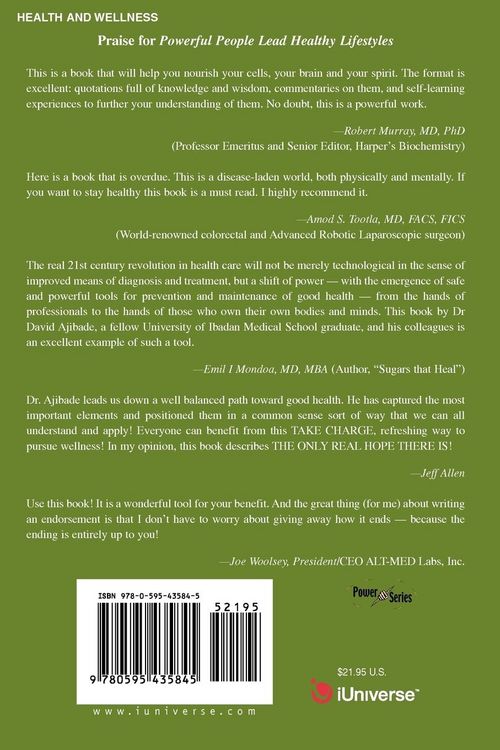Produktbild: Powerful People Lead Healthy Lifestyles