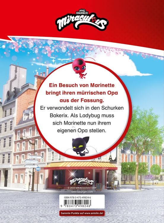 Produktbild: Miraculous - Wer zuletzt backt - Das Erstlesebuch zur Serie