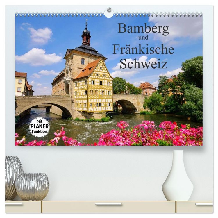 Produktbild: Bamberg und Fr&auml;nkische Schweiz (hochwertiger Premium Wandkalender 2026 DIN A2 quer), Kunstdruck in Hochglanz