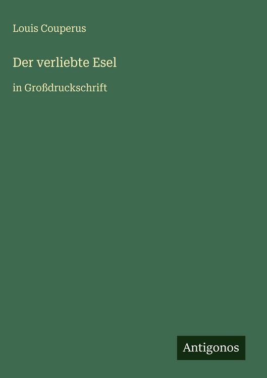 Produktbild: Der verliebte Esel