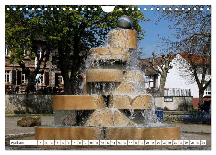 Produktbild: Fl&ouml;rsheim am Main vom Frankfurter Taxifahrer Petrus Bodenstaff (Wandkalender 2026 DIN A4 quer), CALVENDO Monatskalender