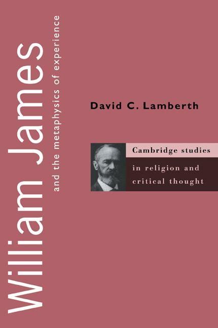 Produktbild: William James and the Metaphysics of Experience