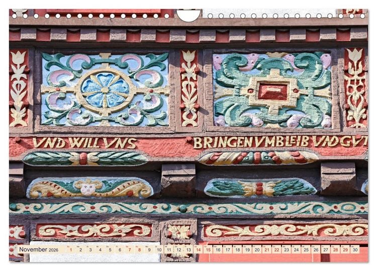 Produktbild: LEMGO - Weserrenaissance und Fachwerkromantik (Wandkalender 2026 DIN A4 quer), CALVENDO Monatskalender