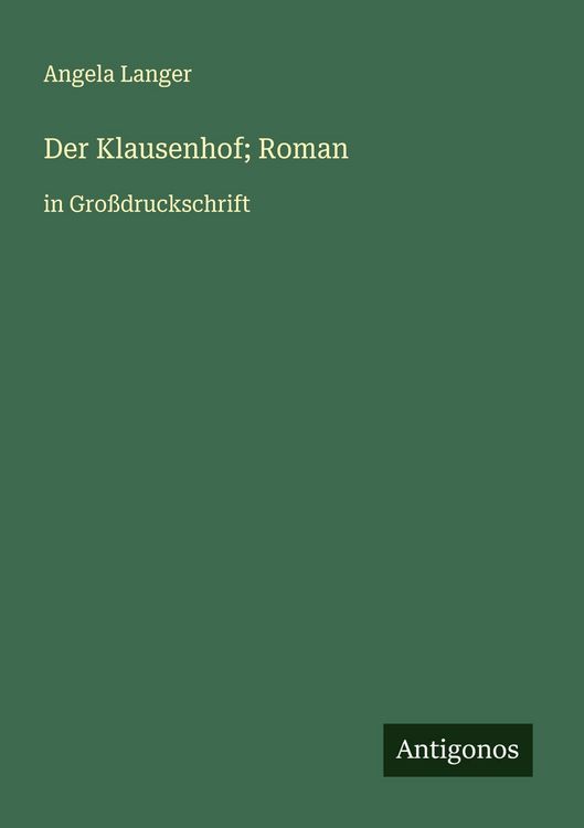 Produktbild: Der Klausenhof; Roman